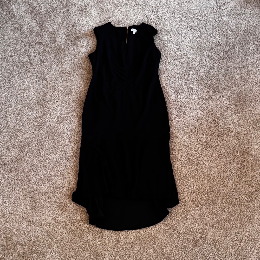Calvin Klein black sleeveless dress size 12 NWT